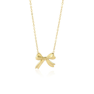 Halskette Schleife Gold