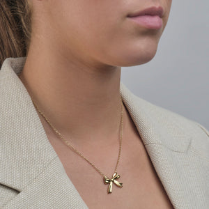 Halskette Schleife Gold
