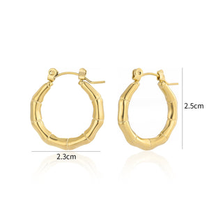 Ohrring bambo Gold