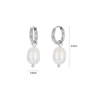 Ohrring Perle Silber