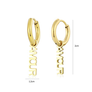 Ohrringe Amour Gold