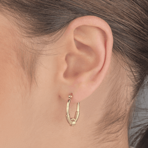 Ohrringe Bali-Knoten Gold