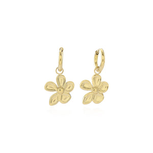 Ohrringe Blume Gold