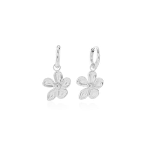 Ohrringe Blume Silber