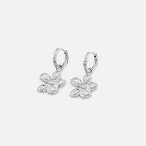 Ohrringe Blume Silber