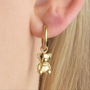 Ohrringe mit Bärchen Gold
