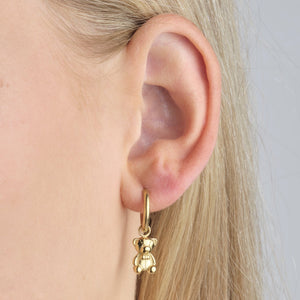 Ohrringe mit Bärchen Gold