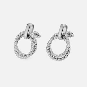 Ohrringe Spiraldesign Silber