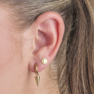Ohrringe Spitze Gold