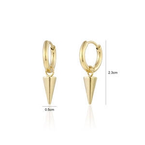 Ohrringe Spitze Gold