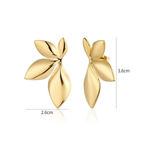 Ohrrstecker Botanisch Gold