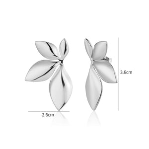 Ohrrstecker Botanisch Silber