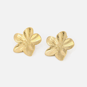 Ohrrstecker Classic Flower Gold