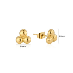 Ohrrstecker Dots Gold