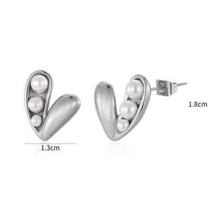 Ohrrstecker Loved Pearls Silber