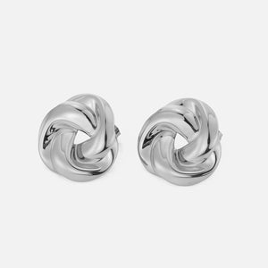 Ohrstecker Flechtknoten Silber