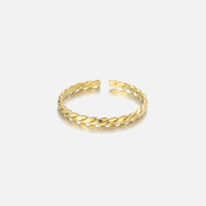 Ring Croissant dünn Gold