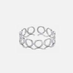 Ring Kreisen Silber