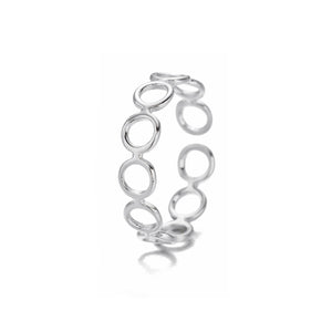Ring Kreisen Silber