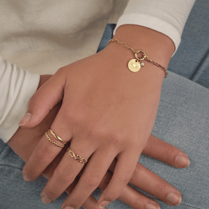 Ring offenen Herzchen Gold