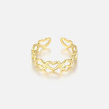 Ring offenen Herzchen Gold