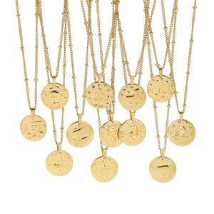 Sternzeichen Halskette Gold