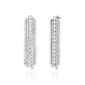 Tennis Ohrring Silber